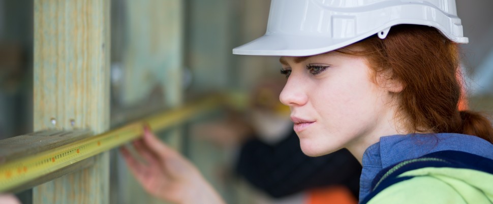 femme chantier